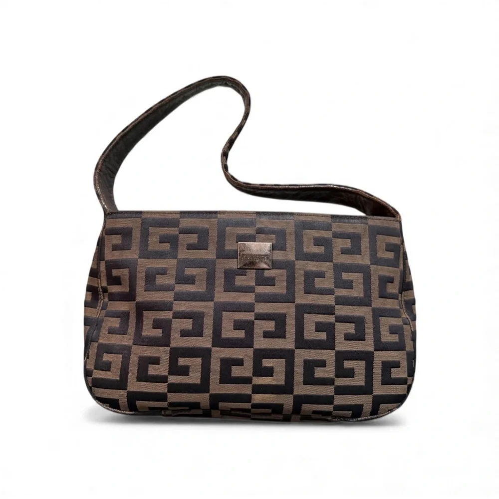 Vintage Givenchy 4G Monogram Shoulder Bag + Wallet Set | 1990s Maroquinerie - Picture 3 of 8